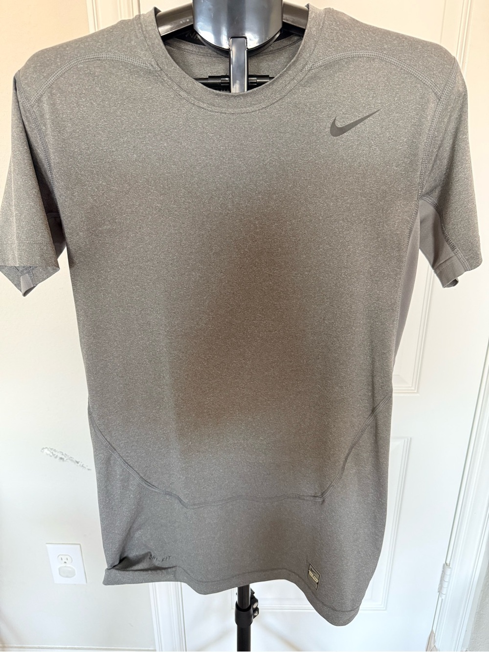 Nike Gray Dri-Fit Pro Combat Tank